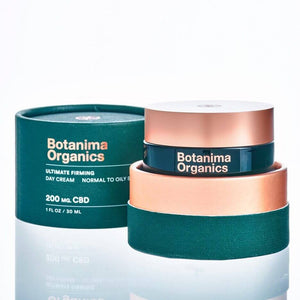 Ultimate-Firming-CBD-Cream-for-Normal-to-Oily-Skin-Dark-Green-Jar-With-Rose-Gold-Cap-in-Carton-Box