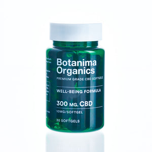 
            
                Load image into Gallery viewer, Premium-CBD-Softgels-10mg-Jar-Well-being-Formula-Botanima-Organics.
            
        