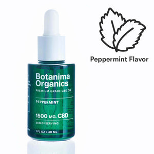 Premium-Grade-CBD-Oil-Tincture-1500mg-Peppermint-Flavor-Icon-Well-being-Botanima-Organics
